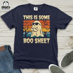 Boo Sheet Heavy Cotton Comfort Colors Tee Gift For Animal Lover