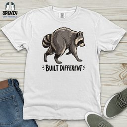 Built Different Heavy Cotton Comfort Colors Tee Gift For Animal Lover
