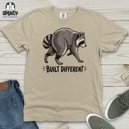 Built Different Heavy Cotton Comfort Colors Tee Gift For Animal Lover