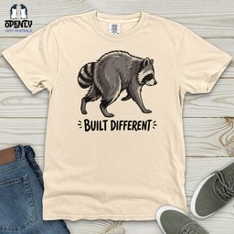 Built Different Heavy Cotton Comfort Colors Tee Gift For Animal Lover