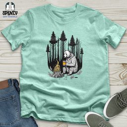 Bear Happy Hour Unisex T Shirt Gift For Animal Lover