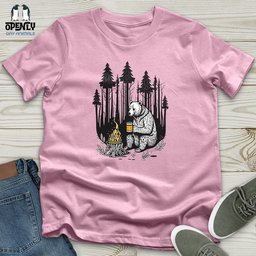 Bear Happy Hour Unisex T Shirt Gift For Animal Lover