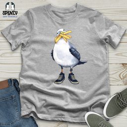 Boardwalk Seagull 2 Unisex T Shirt Gift For Animal Lover
