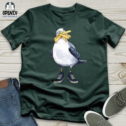 Boardwalk Seagull 2 Unisex T Shirt Gift For Animal Lover