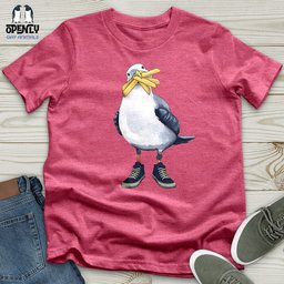 Boardwalk Seagull 2 Unisex T Shirt Gift For Animal Lover