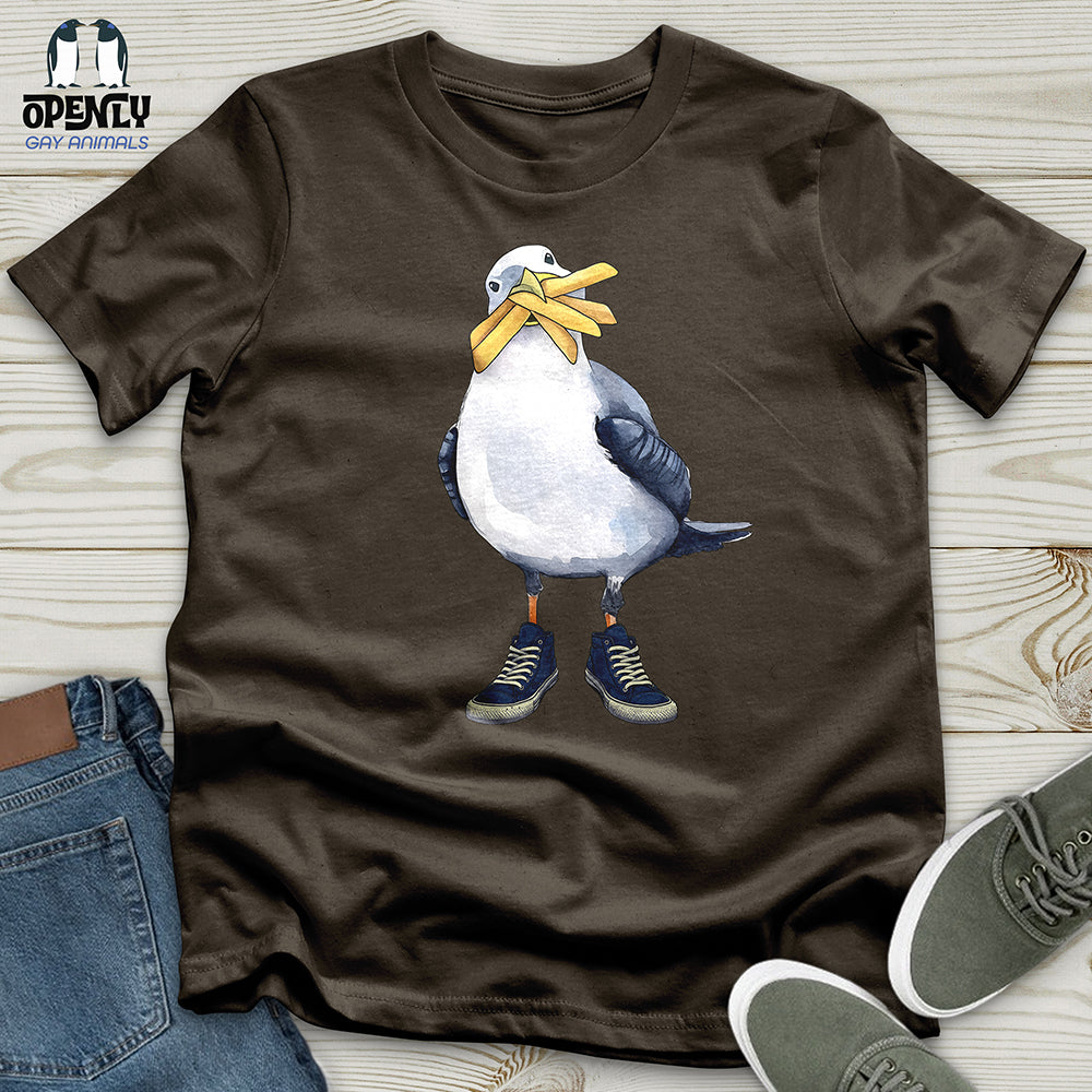 Boardwalk Seagull 2 Unisex T Shirt Gift For Animal Lover