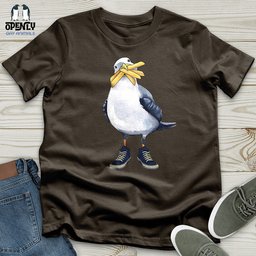 Boardwalk Seagull 2 Unisex T Shirt Gift For Animal Lover