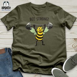 Bee Strong Unisex T Shirt Gift For Animal Lover