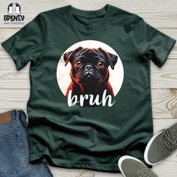 Bruh Pug Unisex T Shirt Gift For Animal Lover