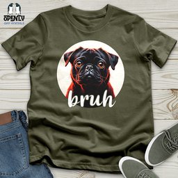 Bruh Pug Unisex T Shirt Gift For Animal Lover