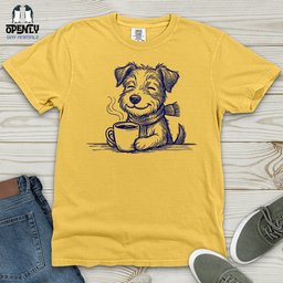 Brewsy Dog 02 Heavy Cotton Comfort Colors Tee Gift For Dog Lover