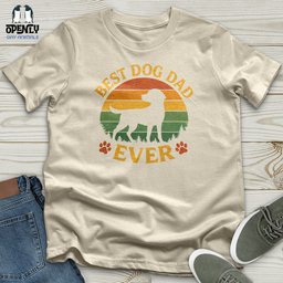 Best Dog Dad Ever Softstyle Tee Gift For Dad