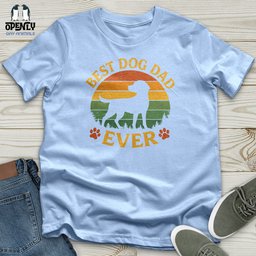 Best Dog Dad Ever Softstyle Tee Gift For Dad