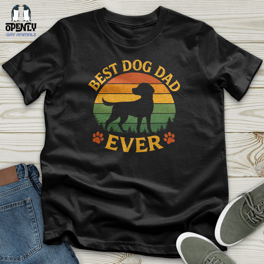 Best Dog Dad Ever Softstyle Tee Gift For Dad