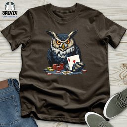 Black Jack Owl Unisex T Shirt Gift For Animal Lover