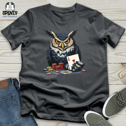 Black Jack Owl Unisex T Shirt Gift For Animal Lover