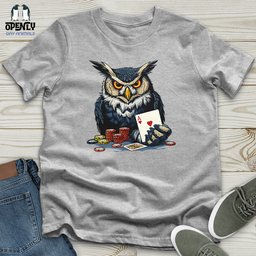 Black Jack Owl Unisex T Shirt Gift For Animal Lover