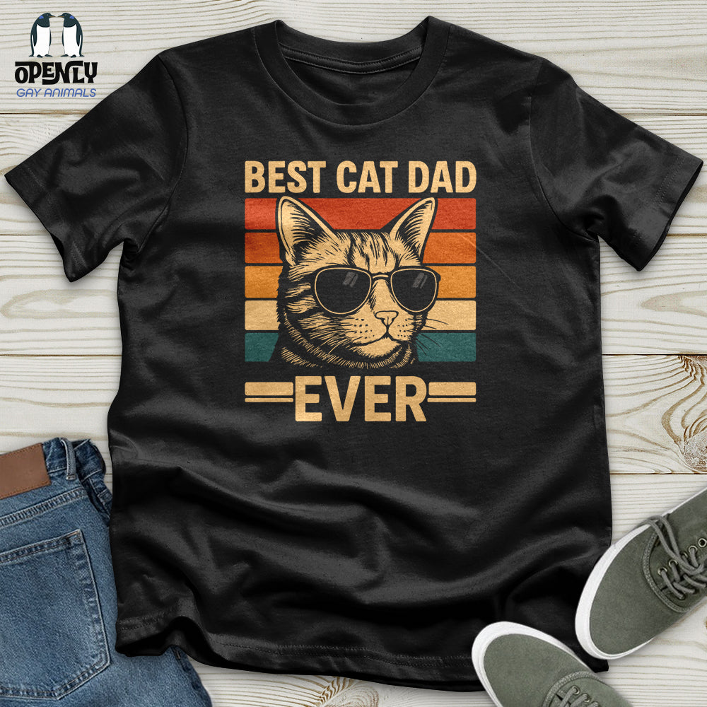 Best Cat Dad Ever Softstyle Tee Gift For Dad