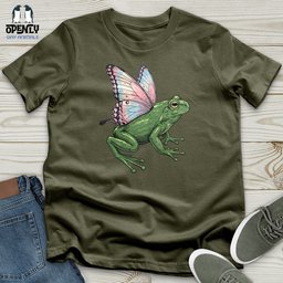 Butterfly Wings Frog Unisex T Shirt Gift For Frog Lover