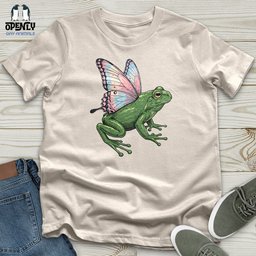 Butterfly Wings Frog Unisex T Shirt Gift For Frog Lover