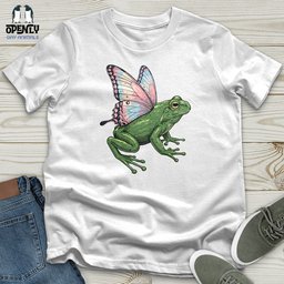 Butterfly Wings Frog Unisex T Shirt Gift For Frog Lover