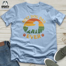 Best Dog Dad Ever Unisex T Shirt Gift For Dad