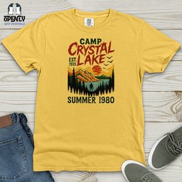 Camp Crystal Lake Heavy Cotton Comfort Colors Tee Gift For Animal Lover