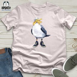 Boardwalk Seagull 2 Softstyle Tee Gift For Animal Lover