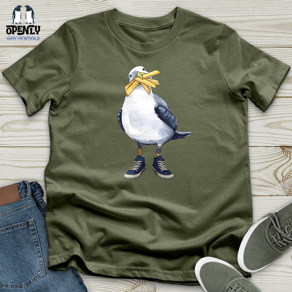 Boardwalk Seagull 2 Softstyle Tee Gift For Animal Lover