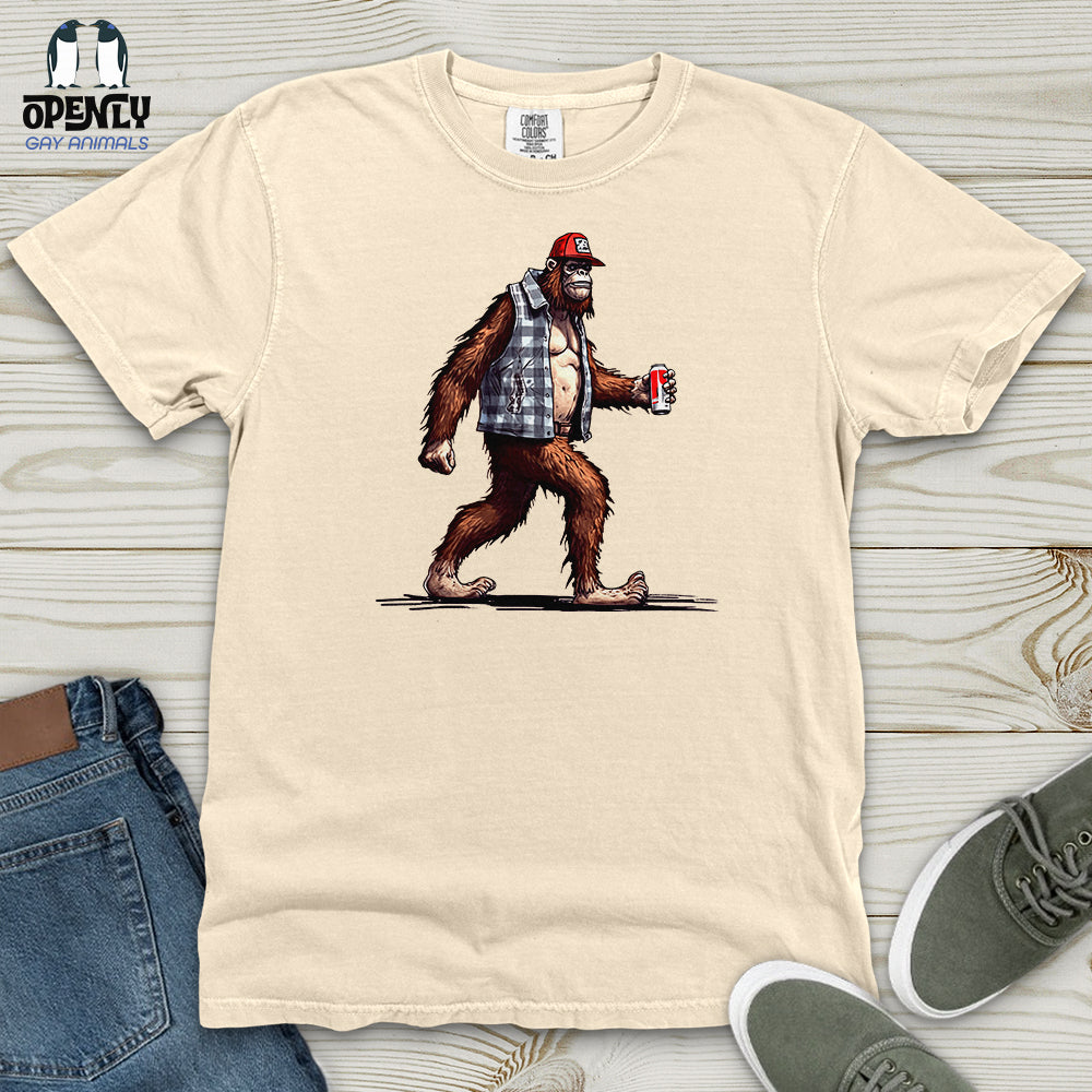 Big Foot Stroll Heavy Cotton Comfort Colors Tee Gift For Animal Lover