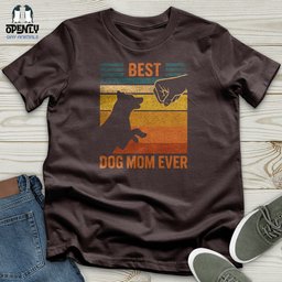 Best Dog Mom Ever Softstyle Tee Gift For Mom