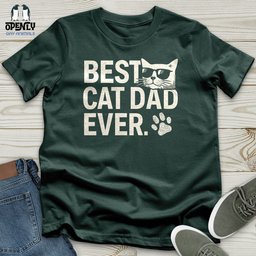 Best Cat Dad Ever Unisex T Shirt Gift For Dad