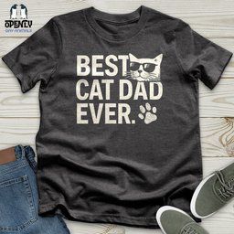 Best Cat Dad Ever Unisex T Shirt Gift For Dad
