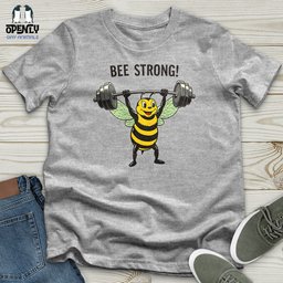 Bee Strong Softstyle Tee Gift For Animal Lover