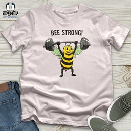 Bee Strong Softstyle Tee Gift For Animal Lover