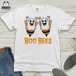 Boo Bees Heavy Cotton Comfort Colors Tee Gift For Animal Lover