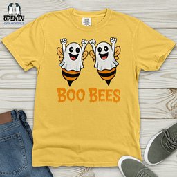 Boo Bees Heavy Cotton Comfort Colors Tee Gift For Animal Lover