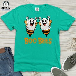 Boo Bees Heavy Cotton Comfort Colors Tee Gift For Animal Lover