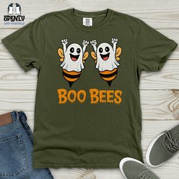 Boo Bees Heavy Cotton Comfort Colors Tee Gift For Animal Lover
