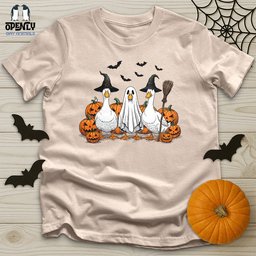 Boo Ghost Goose Unisex T Shirt Gift For Animal Lover