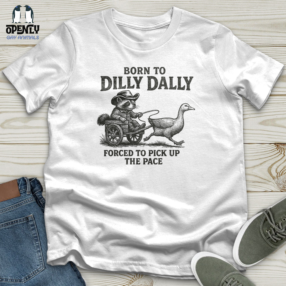 Born To Dilly Dally Softstyle Tee Gift For Animal Lover