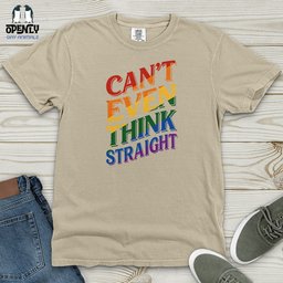 Cant Even Think Straight Heavy Cotton Comfort Colors Tee Gift For Animal Lover