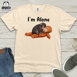 Im Alone Punch Heavy Cotton Comfort Colors Tee Gift For Animal Lover