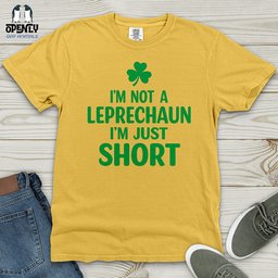 Im Not A Leprechaun Im Just Short Heavy Cotton Comfort Colors Tee Gift For Animal Lover