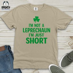 Im Not A Leprechaun Im Just Short Heavy Cotton Comfort Colors Tee Gift For Animal Lover