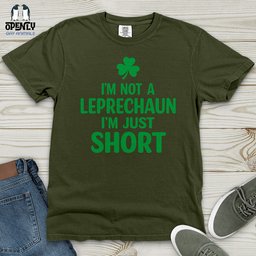 Im Not A Leprechaun Im Just Short Heavy Cotton Comfort Colors Tee Gift For Animal Lover