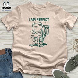 I Am Perfect Unisex T Shirt Gift For Animal Lover