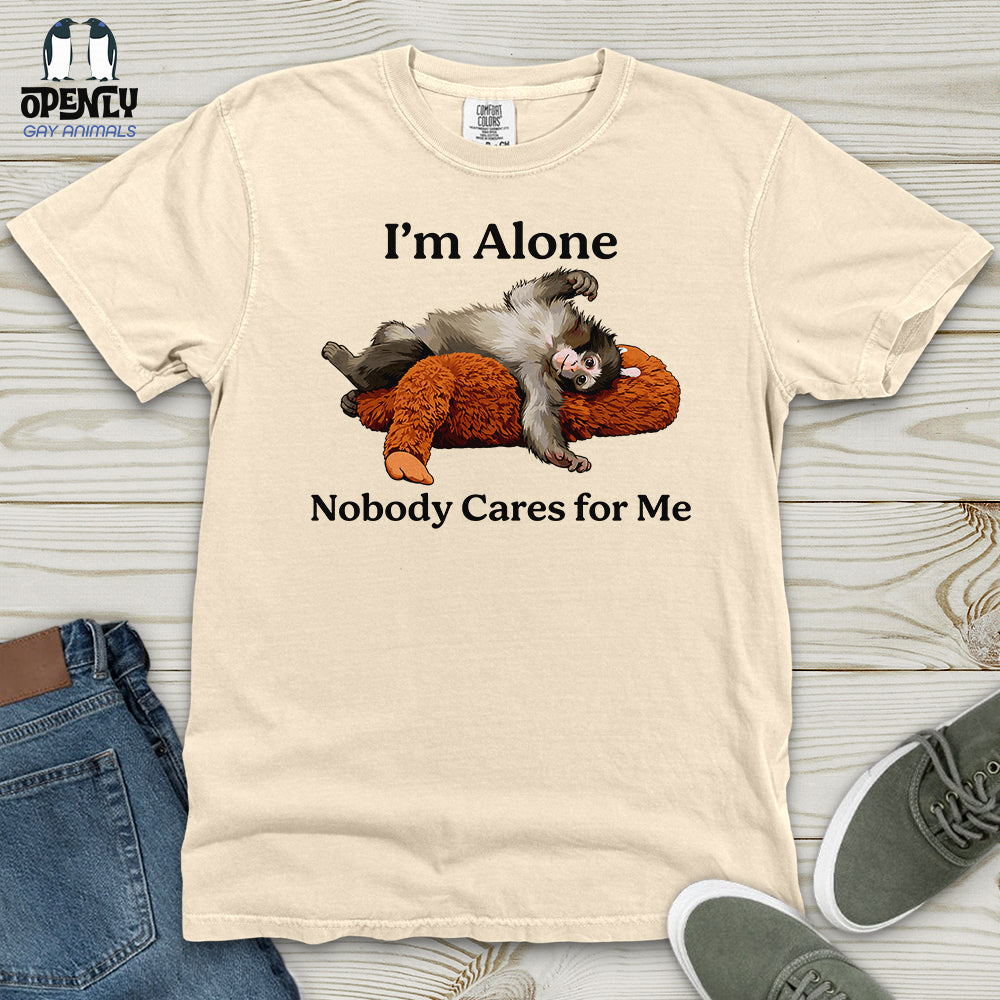Im Alone Heavy Cotton Comfort Colors Tee Gift For Animal Lover