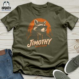 Jimothy Raccoon Unisex T Shirt Gift For Animal Lover
