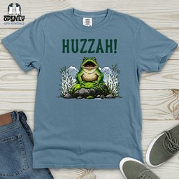 Huzzah Heavy Cotton Comfort Colors Tee Gift For Animal Lover